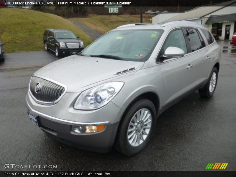 Platinum Metallic / Titanium/Dark Titanium 2008 Buick Enclave CXL AWD