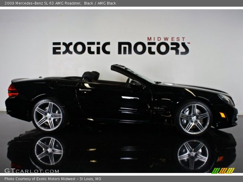 Black / AMG Black 2009 Mercedes-Benz SL 63 AMG Roadster