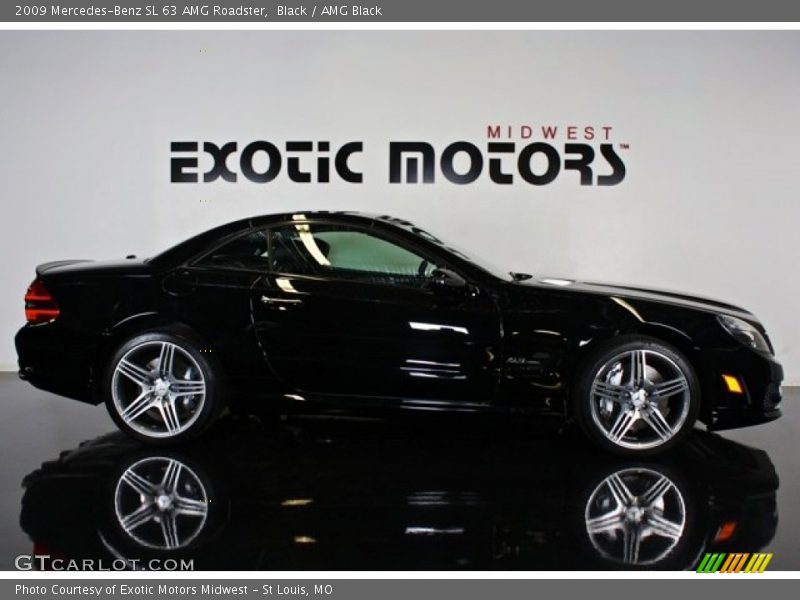 Black / AMG Black 2009 Mercedes-Benz SL 63 AMG Roadster