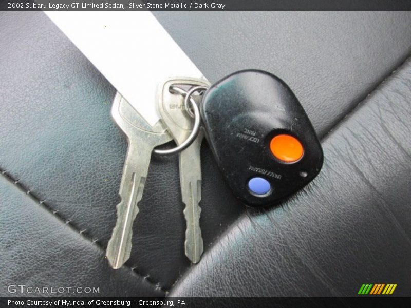 Keys of 2002 Legacy GT Limited Sedan