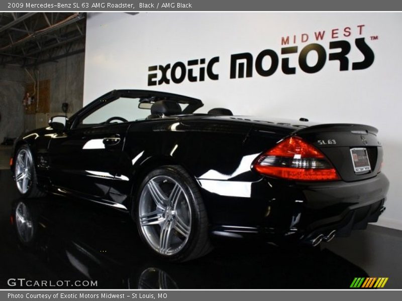 Black / AMG Black 2009 Mercedes-Benz SL 63 AMG Roadster