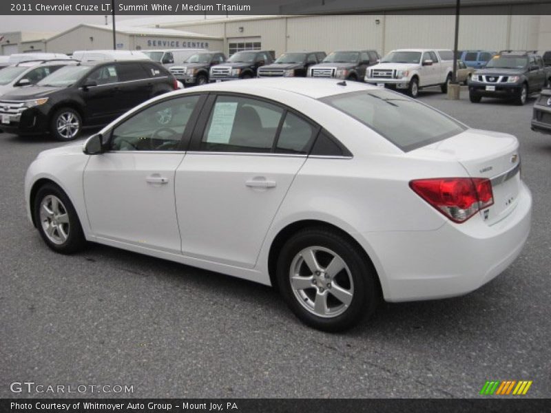 Summit White / Medium Titanium 2011 Chevrolet Cruze LT