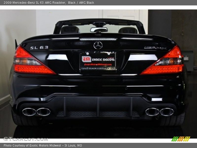 Black / AMG Black 2009 Mercedes-Benz SL 63 AMG Roadster