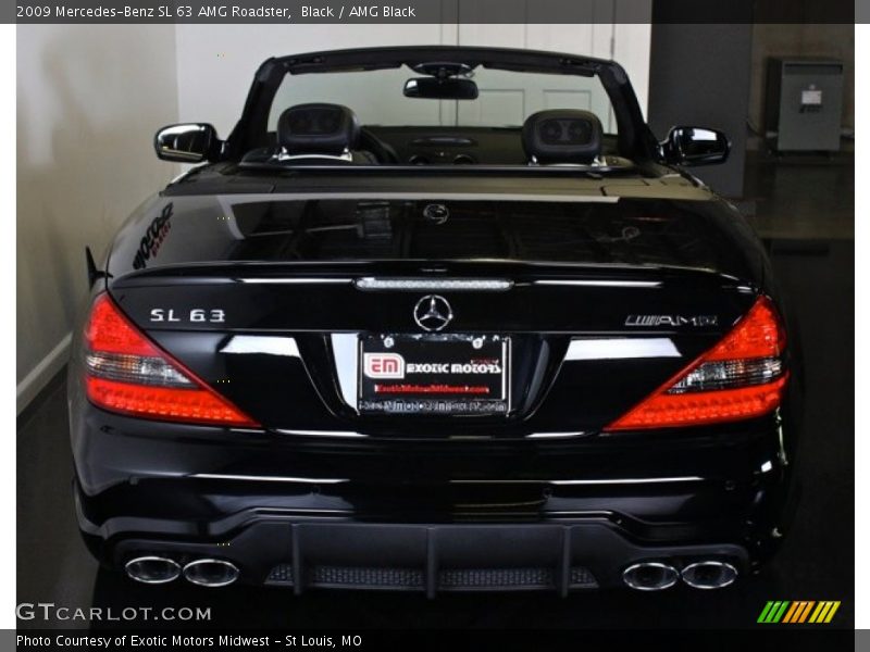 Black / AMG Black 2009 Mercedes-Benz SL 63 AMG Roadster