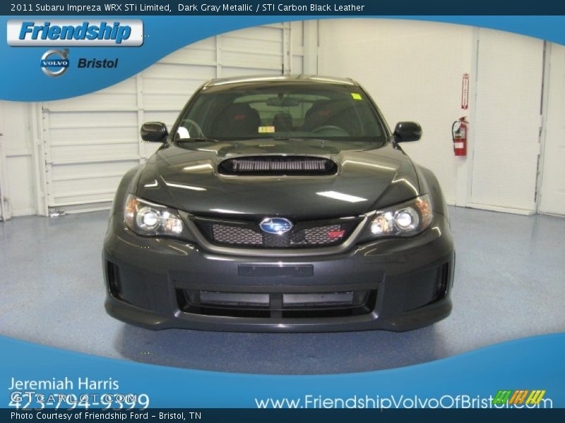 Dark Gray Metallic / STI Carbon Black Leather 2011 Subaru Impreza WRX STi Limited