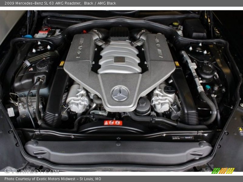  2009 SL 63 AMG Roadster Engine - 6.3 Liter AMG DOHC 32-Valve VVT V8