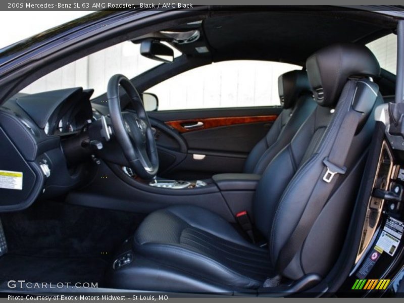  2009 SL 63 AMG Roadster AMG Black Interior