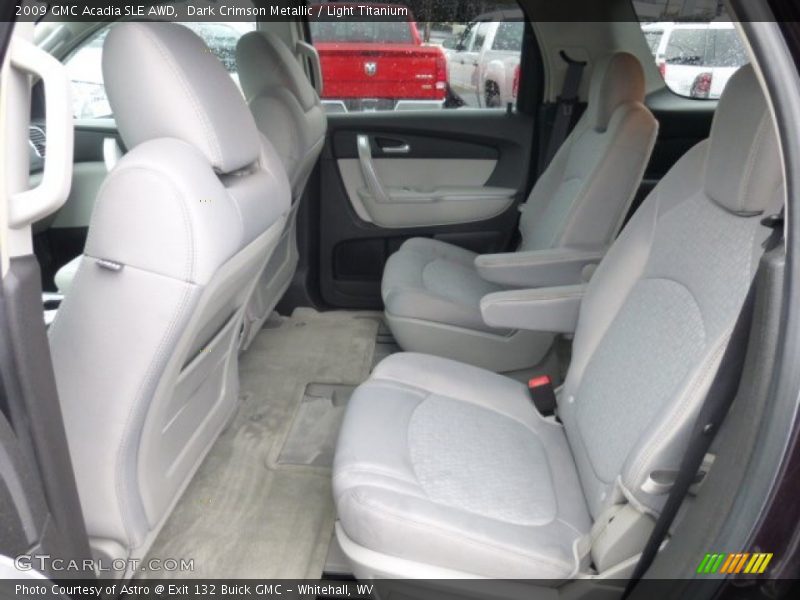 Rear Seat of 2009 Acadia SLE AWD