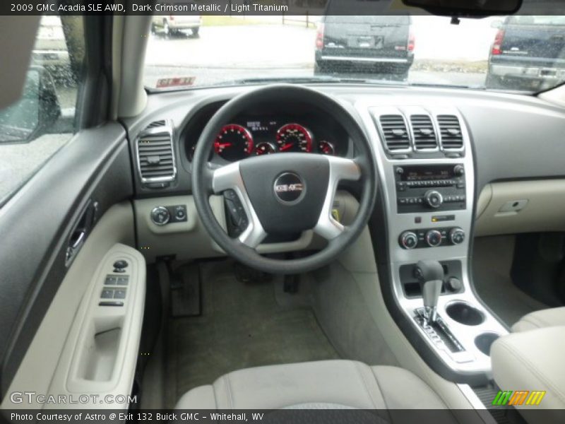 Dashboard of 2009 Acadia SLE AWD