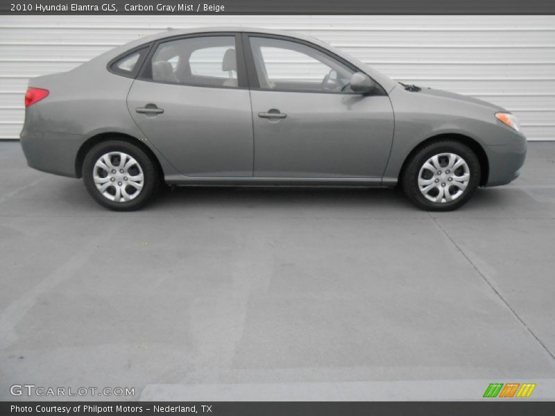 Carbon Gray Mist / Beige 2010 Hyundai Elantra GLS