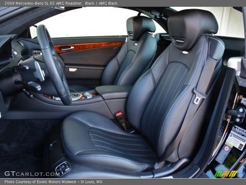 Front Seat of 2009 SL 63 AMG Roadster