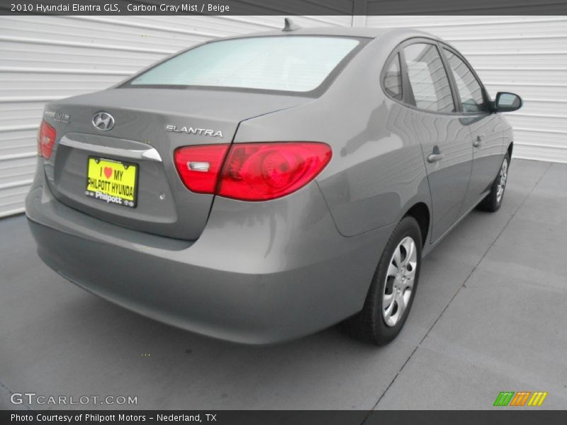 Carbon Gray Mist / Beige 2010 Hyundai Elantra GLS