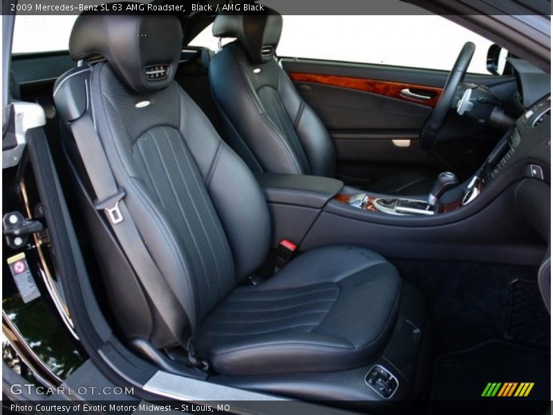 Front Seat of 2009 SL 63 AMG Roadster