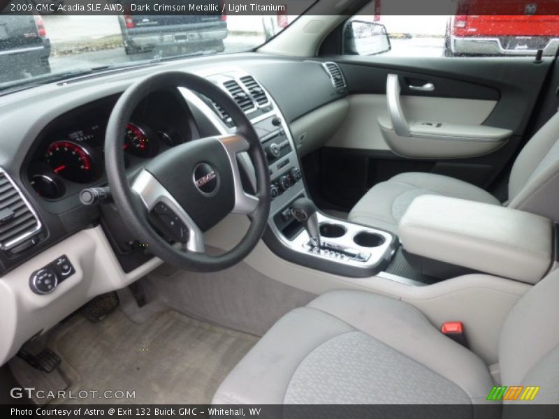 Light Titanium Interior - 2009 Acadia SLE AWD 