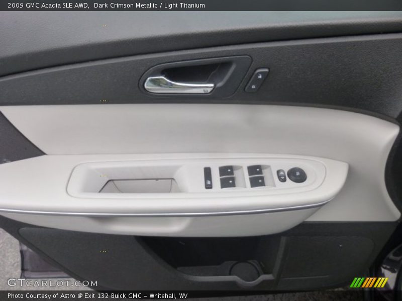 Dark Crimson Metallic / Light Titanium 2009 GMC Acadia SLE AWD