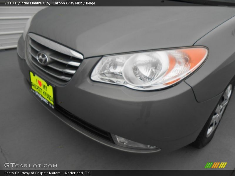 Carbon Gray Mist / Beige 2010 Hyundai Elantra GLS