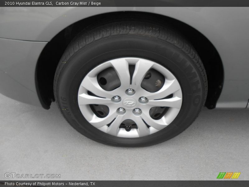Carbon Gray Mist / Beige 2010 Hyundai Elantra GLS