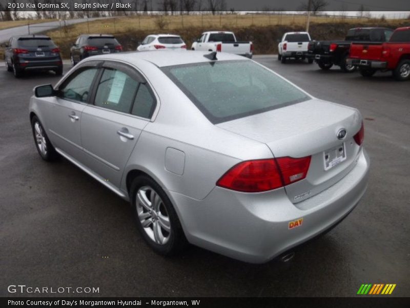 Bright Silver / Black 2010 Kia Optima SX