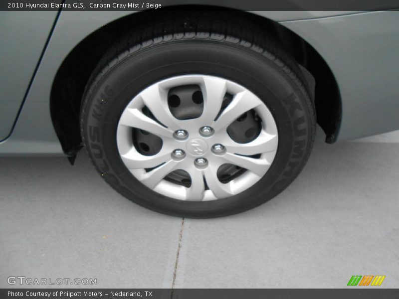 Carbon Gray Mist / Beige 2010 Hyundai Elantra GLS