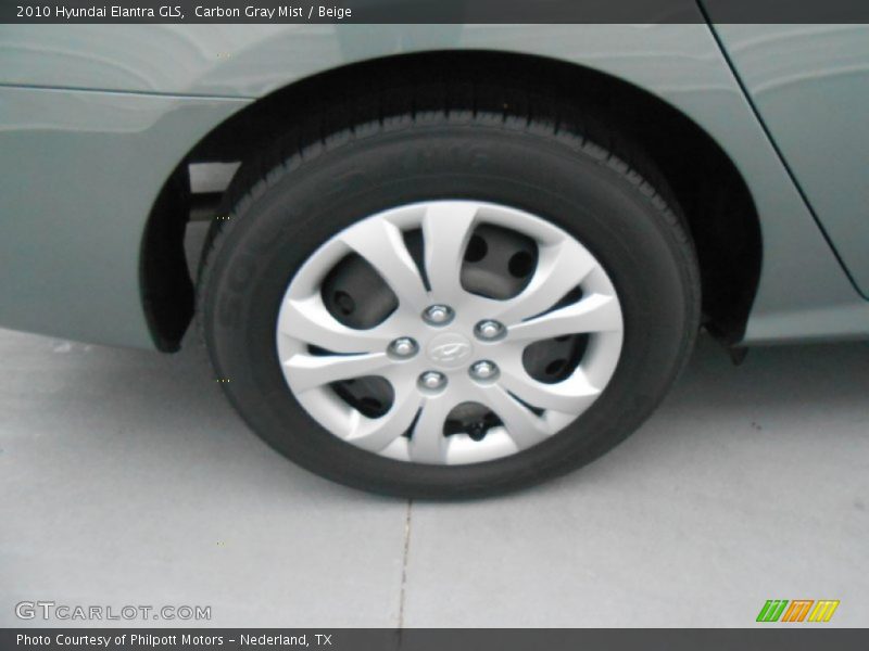 Carbon Gray Mist / Beige 2010 Hyundai Elantra GLS