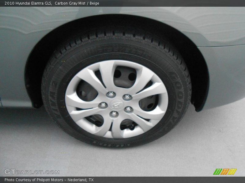Carbon Gray Mist / Beige 2010 Hyundai Elantra GLS