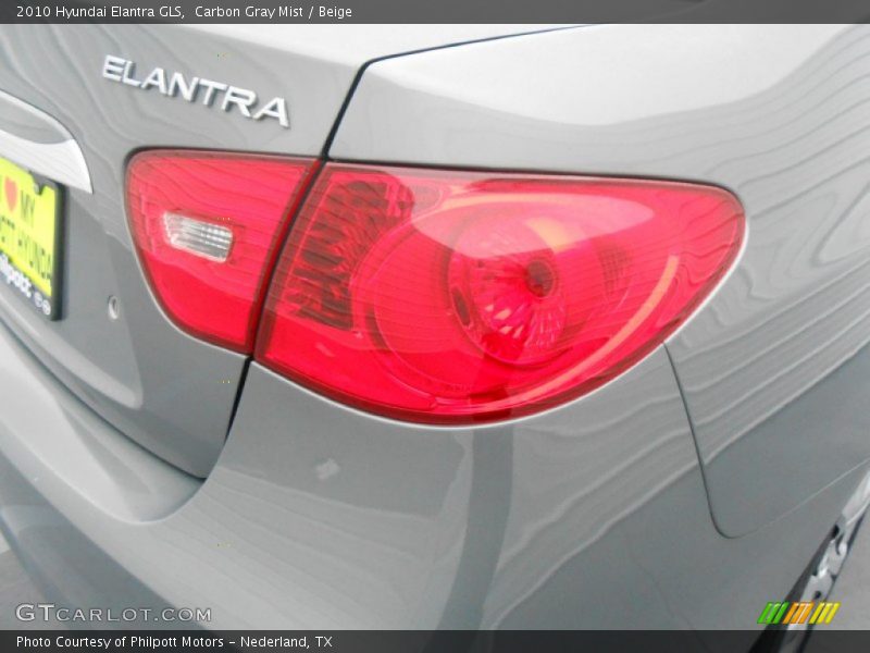 Carbon Gray Mist / Beige 2010 Hyundai Elantra GLS