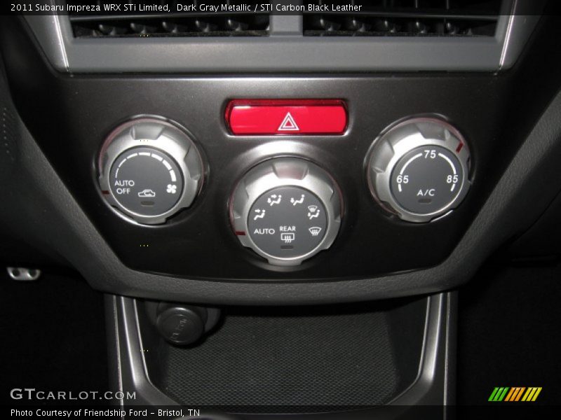 Dark Gray Metallic / STI Carbon Black Leather 2011 Subaru Impreza WRX STi Limited