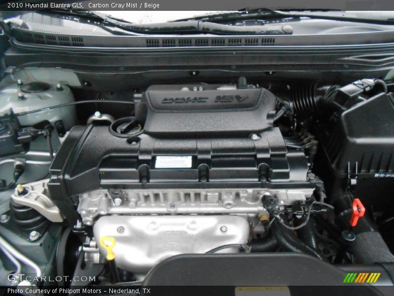 Carbon Gray Mist / Beige 2010 Hyundai Elantra GLS