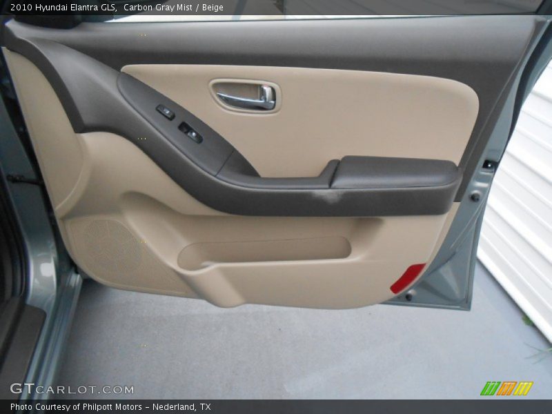 Carbon Gray Mist / Beige 2010 Hyundai Elantra GLS