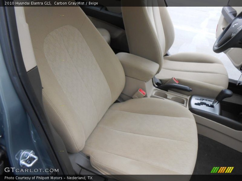 Carbon Gray Mist / Beige 2010 Hyundai Elantra GLS