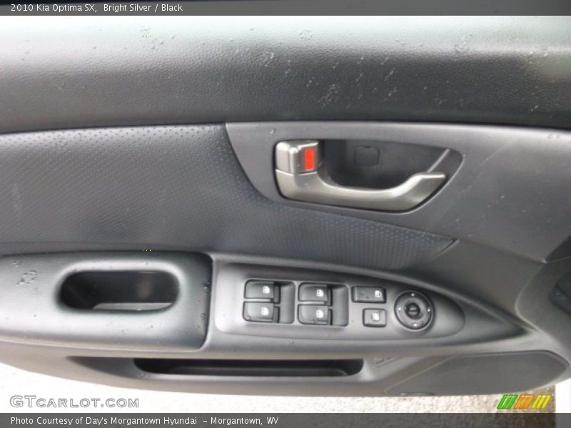 Bright Silver / Black 2010 Kia Optima SX