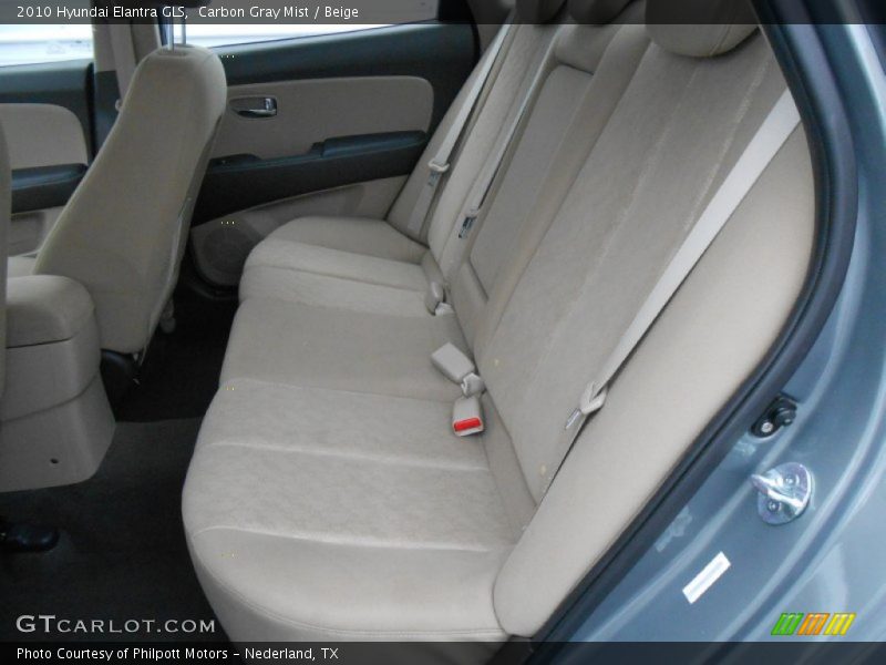 Carbon Gray Mist / Beige 2010 Hyundai Elantra GLS