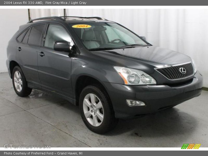 Flint Gray Mica / Light Gray 2004 Lexus RX 330 AWD