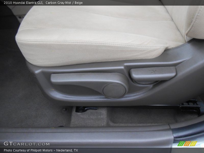 Carbon Gray Mist / Beige 2010 Hyundai Elantra GLS