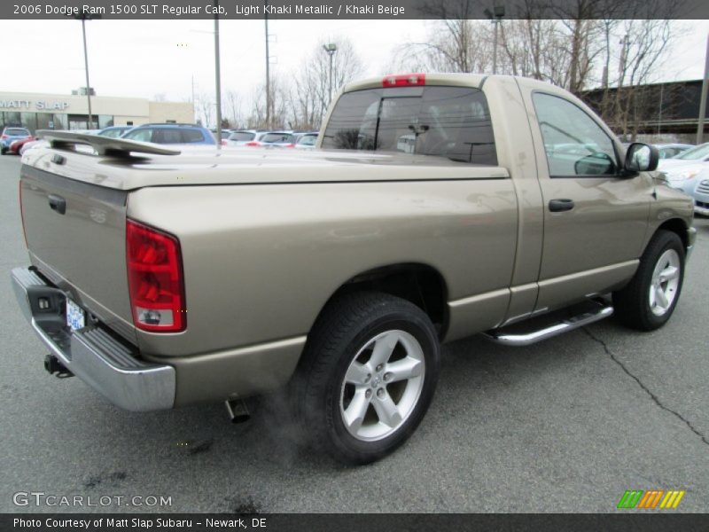 Light Khaki Metallic / Khaki Beige 2006 Dodge Ram 1500 SLT Regular Cab