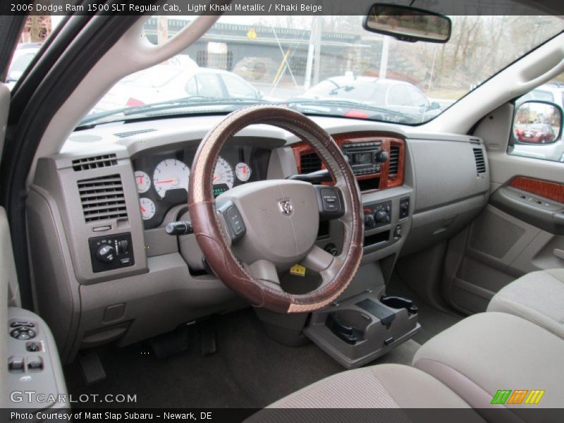 Light Khaki Metallic / Khaki Beige 2006 Dodge Ram 1500 SLT Regular Cab