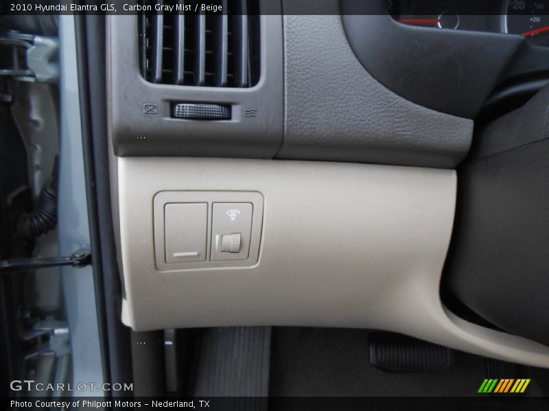 Carbon Gray Mist / Beige 2010 Hyundai Elantra GLS