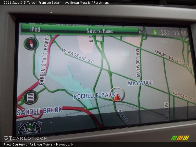 Java Brown Metallic / Parchment 2011 Saab 9-5 Turbo4 Premium Sedan