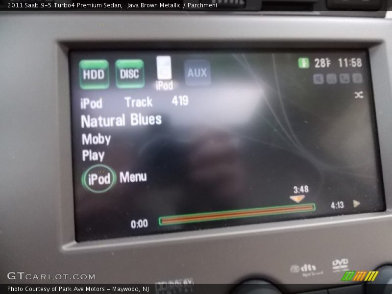 Java Brown Metallic / Parchment 2011 Saab 9-5 Turbo4 Premium Sedan