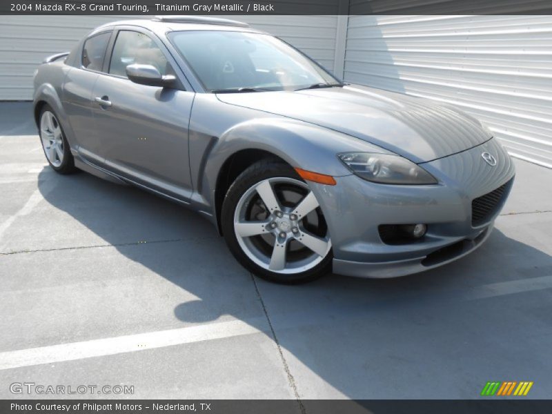 Titanium Gray Metallic / Black 2004 Mazda RX-8 Grand Touring