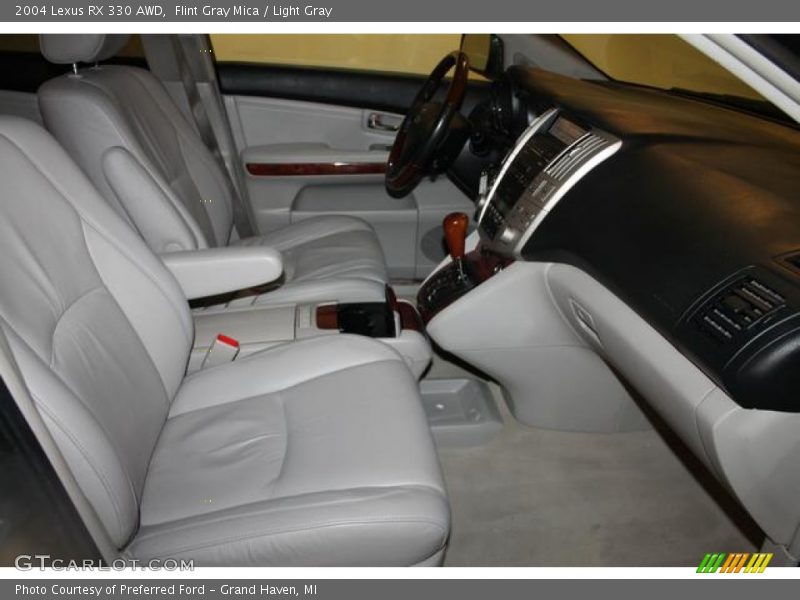 Flint Gray Mica / Light Gray 2004 Lexus RX 330 AWD