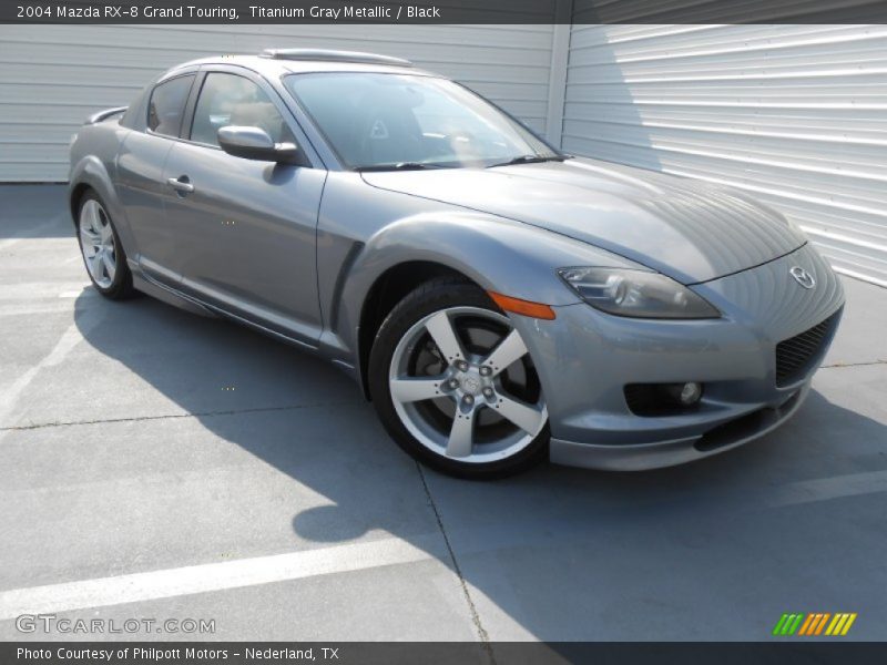 Titanium Gray Metallic / Black 2004 Mazda RX-8 Grand Touring