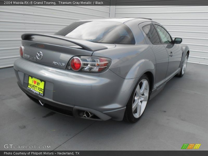 Titanium Gray Metallic / Black 2004 Mazda RX-8 Grand Touring