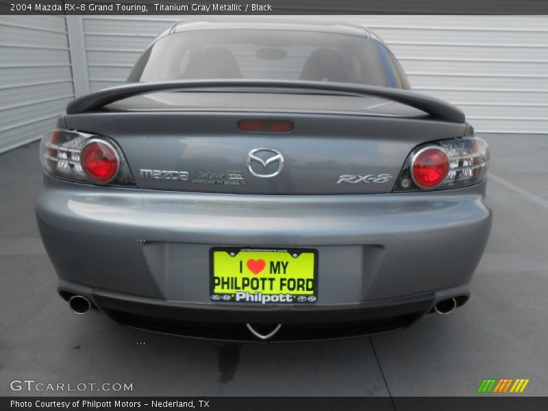 Titanium Gray Metallic / Black 2004 Mazda RX-8 Grand Touring