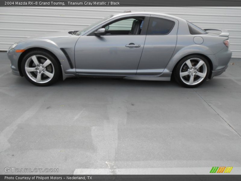 Titanium Gray Metallic / Black 2004 Mazda RX-8 Grand Touring