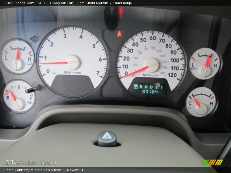 Light Khaki Metallic / Khaki Beige 2006 Dodge Ram 1500 SLT Regular Cab