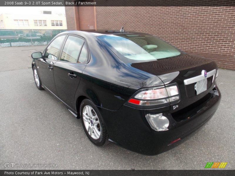 Black / Parchment 2008 Saab 9-3 2.0T Sport Sedan