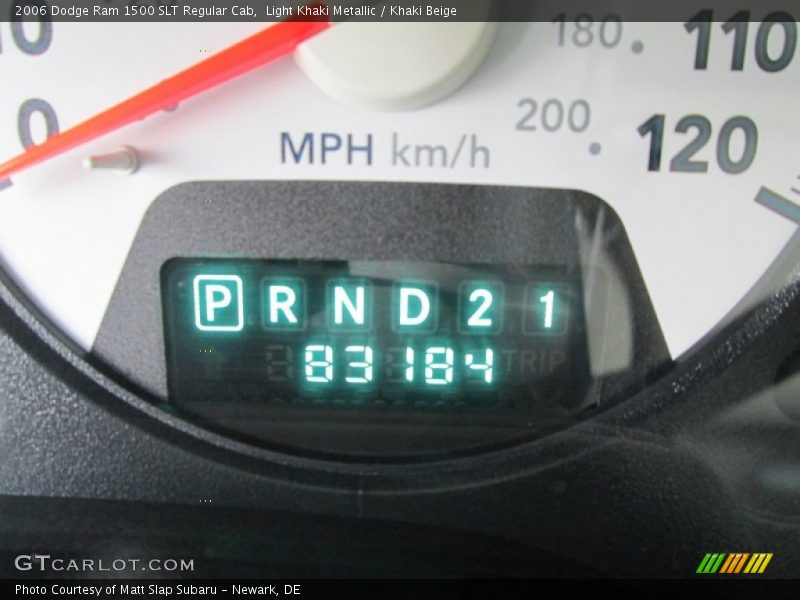 Light Khaki Metallic / Khaki Beige 2006 Dodge Ram 1500 SLT Regular Cab
