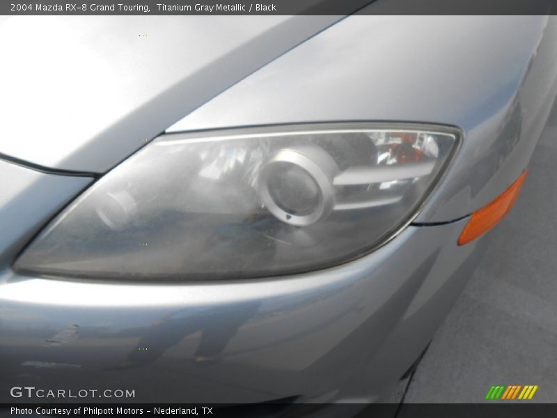 Titanium Gray Metallic / Black 2004 Mazda RX-8 Grand Touring