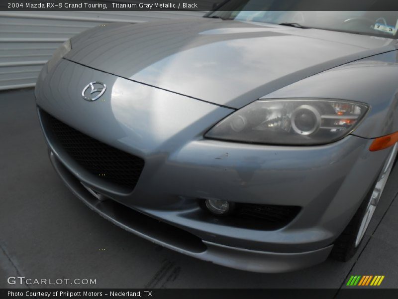 Titanium Gray Metallic / Black 2004 Mazda RX-8 Grand Touring